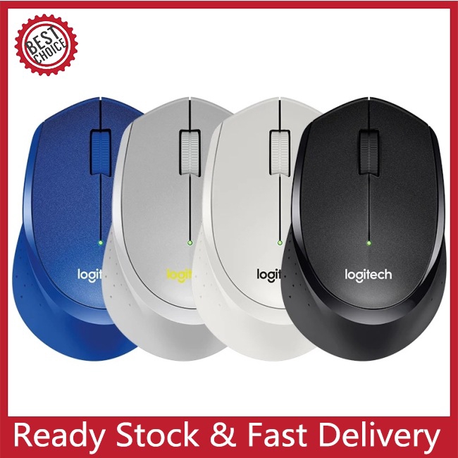 Logitech M330 Wireless Mouse Silent Mouse with 2.4GHz USB 1000DPI Optical Mouse for Office Home