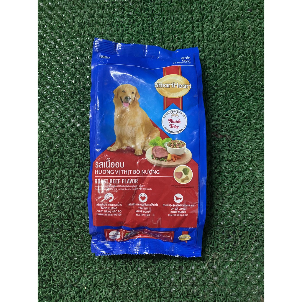 SMARTHEART ADULT 400g - Thức ăn dành cho chó lớn vị Bò Nướng