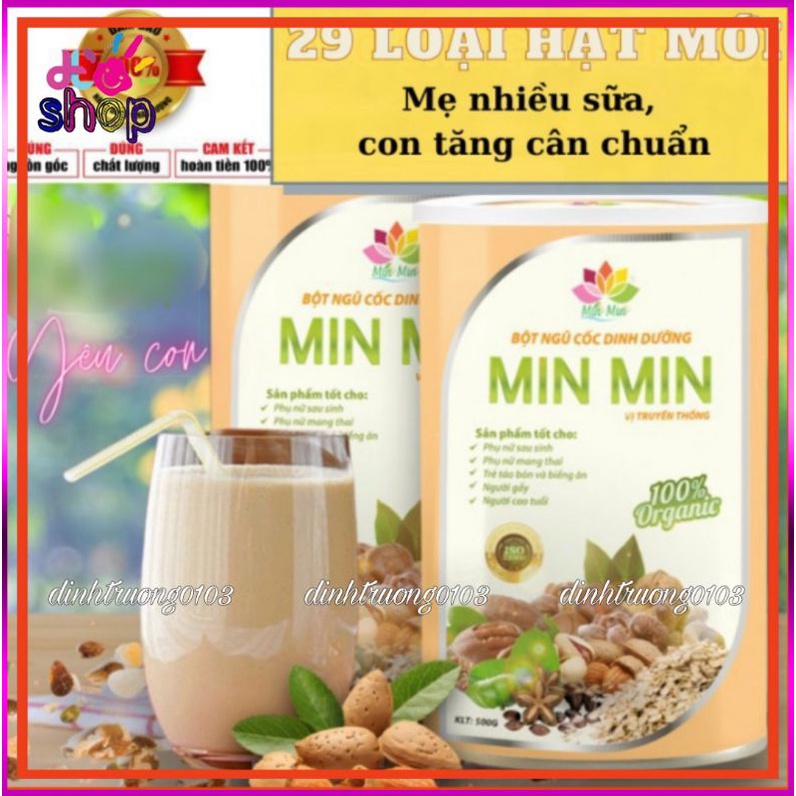 NGŨ CỐC LỢI SỮA MIm MIm-Ngũ cốc Mim Mim 29 loại hạt