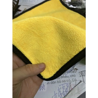 Khăn lau xe microfiber, hàng loại 1 dày dặn