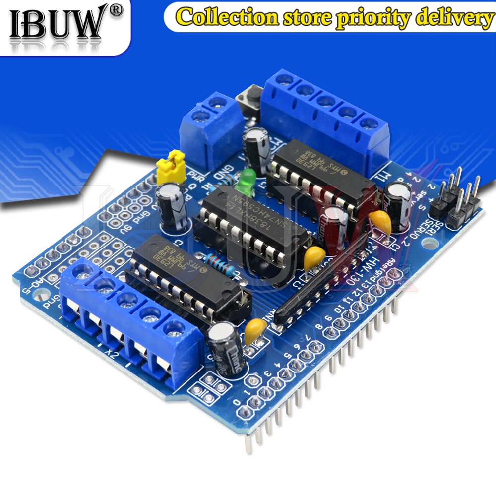 1 Bản Mạch Điều Khiển Động Cơ L293D Cho Arduino