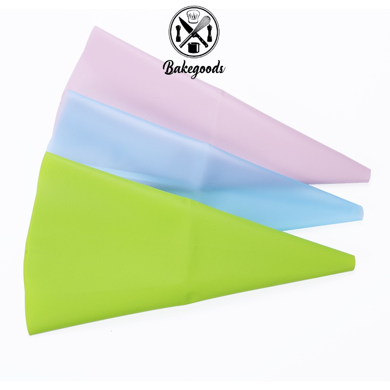 Túi bắt kem silicone, túi tam giác bắt kem trang trí bánh tái sử dụng nhiều lần loại dày đẹp