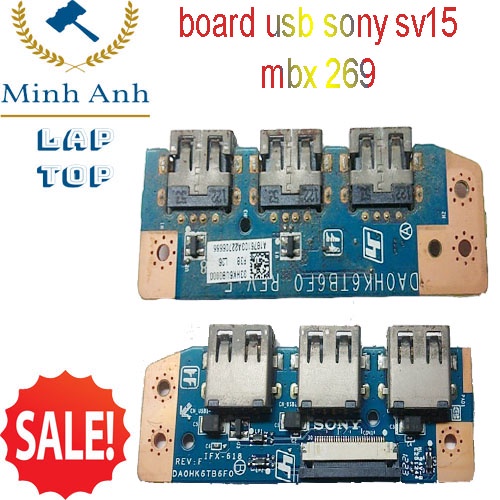 Bộ mạch kết nối usb laptop sony vaio sv15 mbx 269 - board mạch