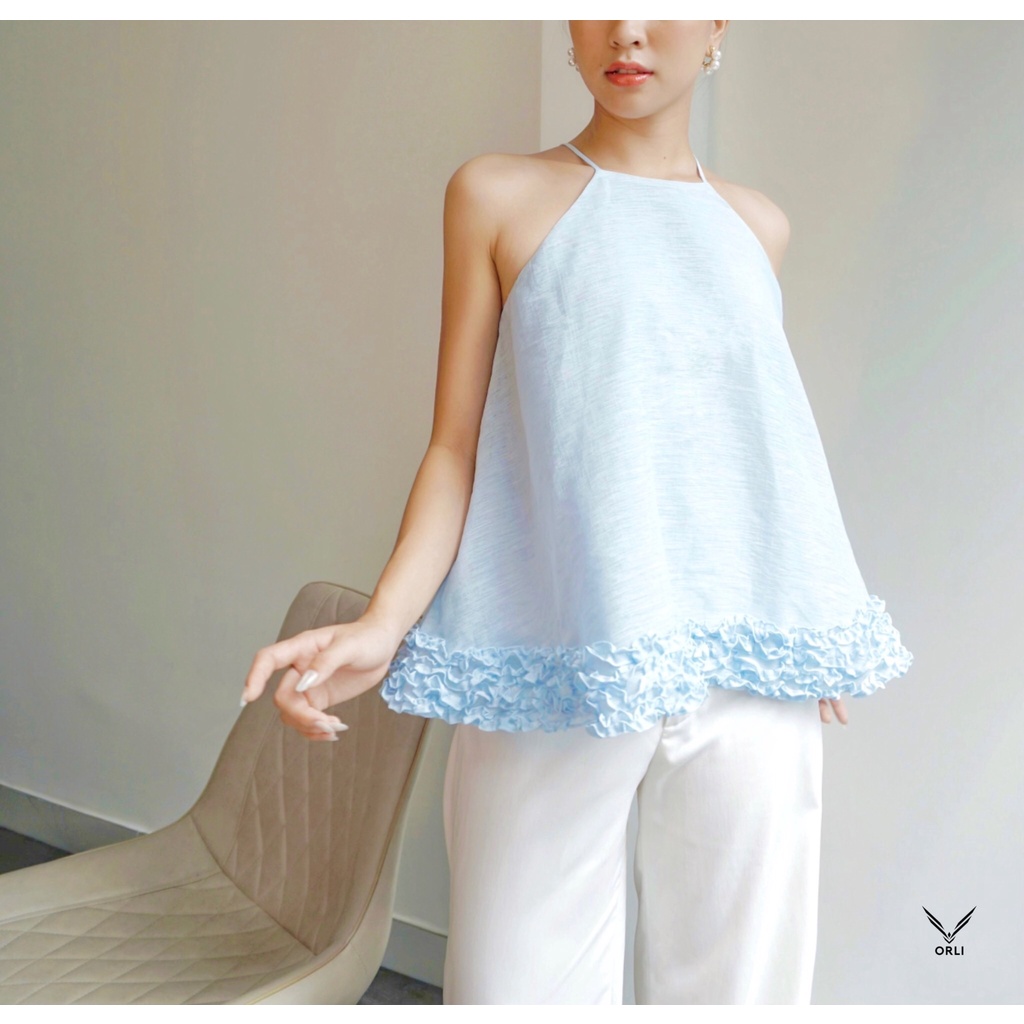 Áo yếm xanh, Angie Blue - Orli Label