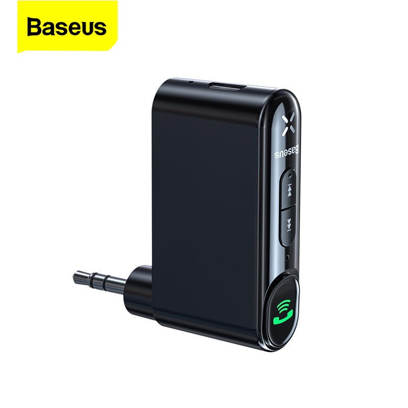 Đầu thu phát tín hiệu/ nhạc không dây Bluetooth Baseus tích hợp giắc cắm 3.5mm cho xe hơi