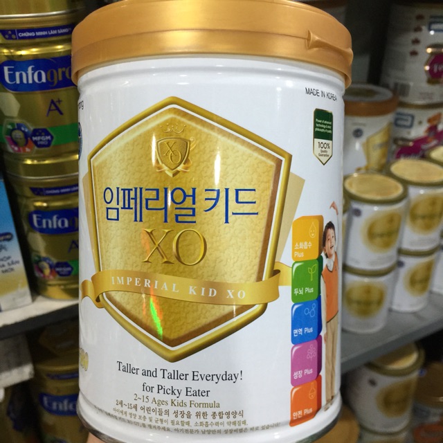 XO KID dành cho trẻ 2-15 tuổi 800g date 2024