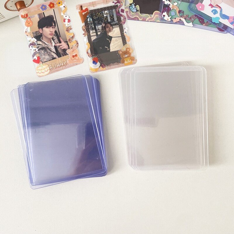 Toploader bảo vệ card bo góc ảnh kích thước B8 decor Anime Kpop thẻ bài board game
