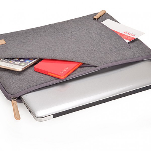 Túi chống sốc Laptop - Macbook AGVA Urban Denim 13&quot; Kích thước 34 x 1.5 x 25 cm -Mã sản phẩmLTB262GRE (Xám)