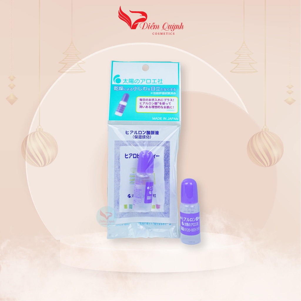 Tinh chất Serum HA Taiyou No Aloe Nhật Bản Siêu Dưỡng Ẩm Cho Da Căng Mọng 10ml