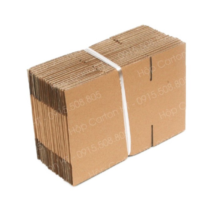 20x10x10 Combo 80 hộp carton, thùng giấy cod gói hàng, hộp bìa carton đóng hàng giá rẻ