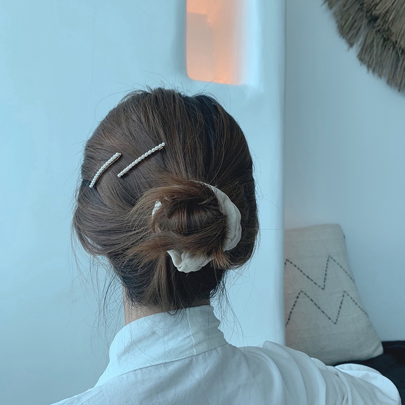 Kẹp Tóc Đính Ngọc Trai Thời Trang Cho Nữ