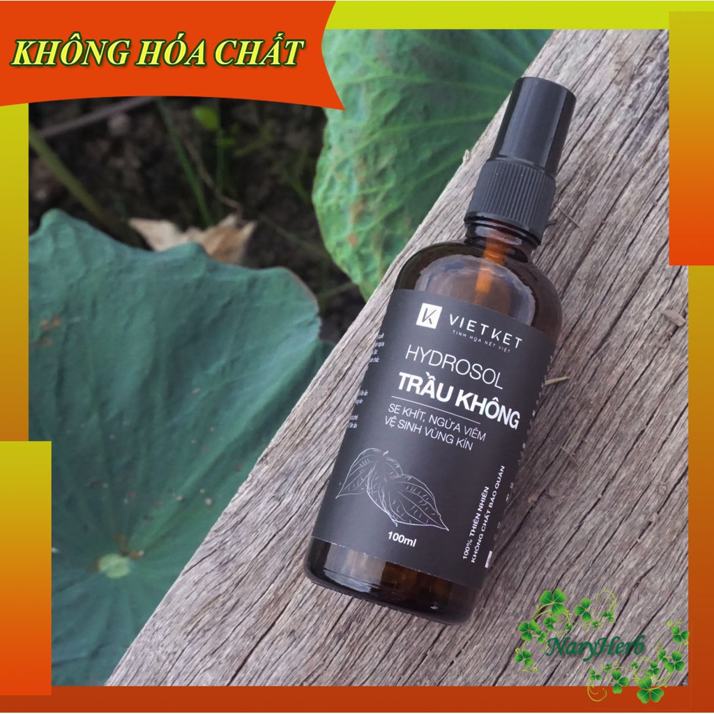 Xịt Rửa Phụ Khoa Lá Trầu Không Vietket  🍀Trị Ngứa - Se Khít  🍀 100ml