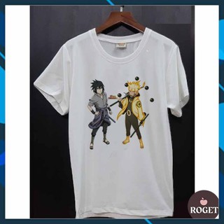 Áo thun Unisex Sasuke và Naruto lục đạo