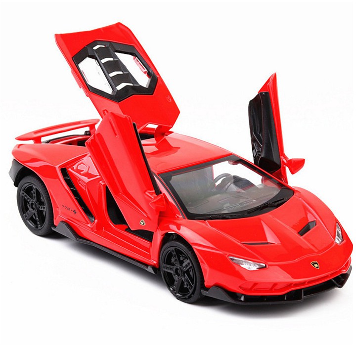 Siêu Xe Thể Thao Lamborghini Centenario LP770 Mô Hình Bằng Sắt - Tỷ lệ 1:32