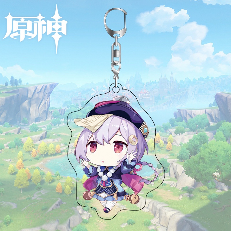 Móc khóa genshin anime acrylic thích hợp làm quà tặng bạn bè 40 kiểu dáng tùy chọn