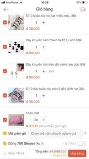Combo phụ kiện buộc tóc duyên đặt