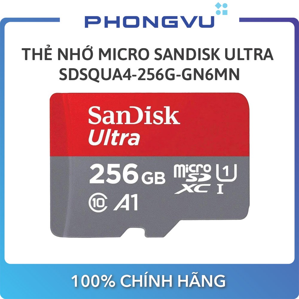 Thẻ nhớ micro SDXC Sandisk Ultra 256GB SDSQUA4-256G-GN6MN