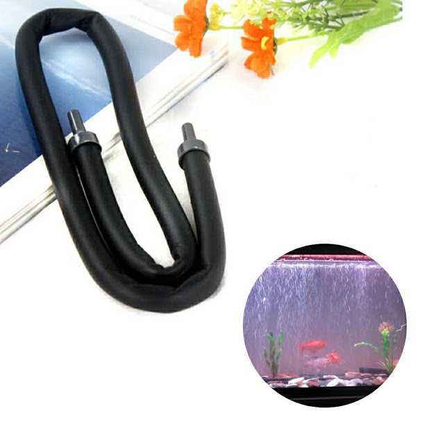 Bơm oxy sủi khí cho bể cá hình ống vặn