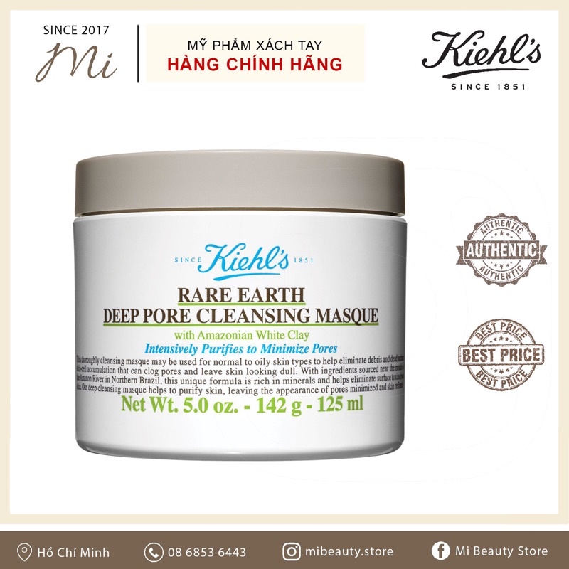 Mặt nạ đất sét Kiehls 125ml