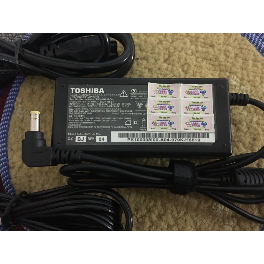 Sạc laptop Toshiba satellite C840, C840D, C845, C845D