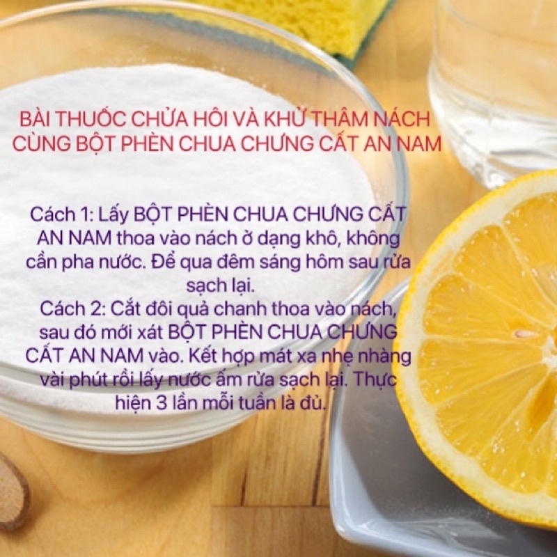 Bột Phèn chua chưng cất(50g) ngăn mồ hôi nách | BigBuy360 - bigbuy360.vn