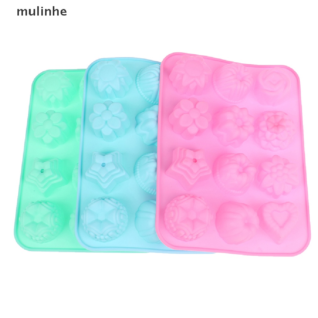 Khuôn silicon làm bánh/kẹo trang trí hình bông hoa xinh xắn DIY