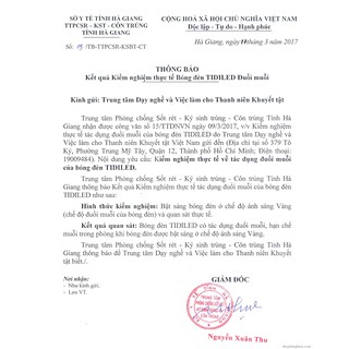 Bóng Đèn Đuổi Muỗi Hiệu Quả.