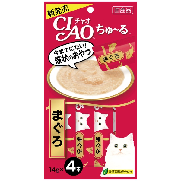 Súp thưởng cho mèo Ciao Churu 4 thanh Nhật Bản 4*14g-Hàng chính hãng công ty