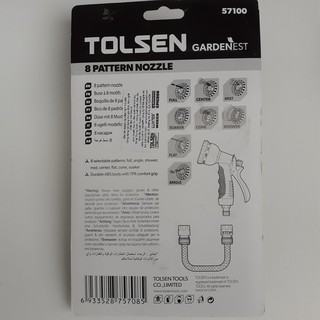 Vòi tưới cây 8 kiểu phun Tolsen