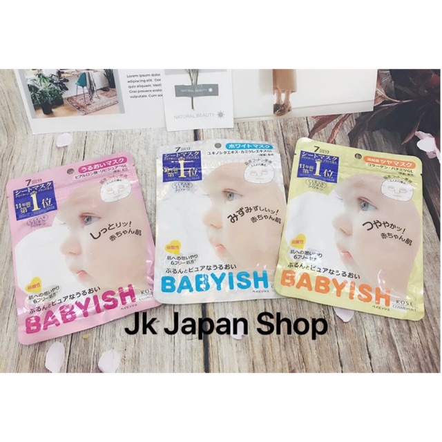 Mặt nạ giấy babyish