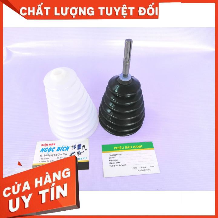 [RẺ VÔ ĐỊCH] Dụng Cụ Chắn Bụi Máy Khoan Bê Tông,Khoan Tường 2 Màu Trắng - Đen