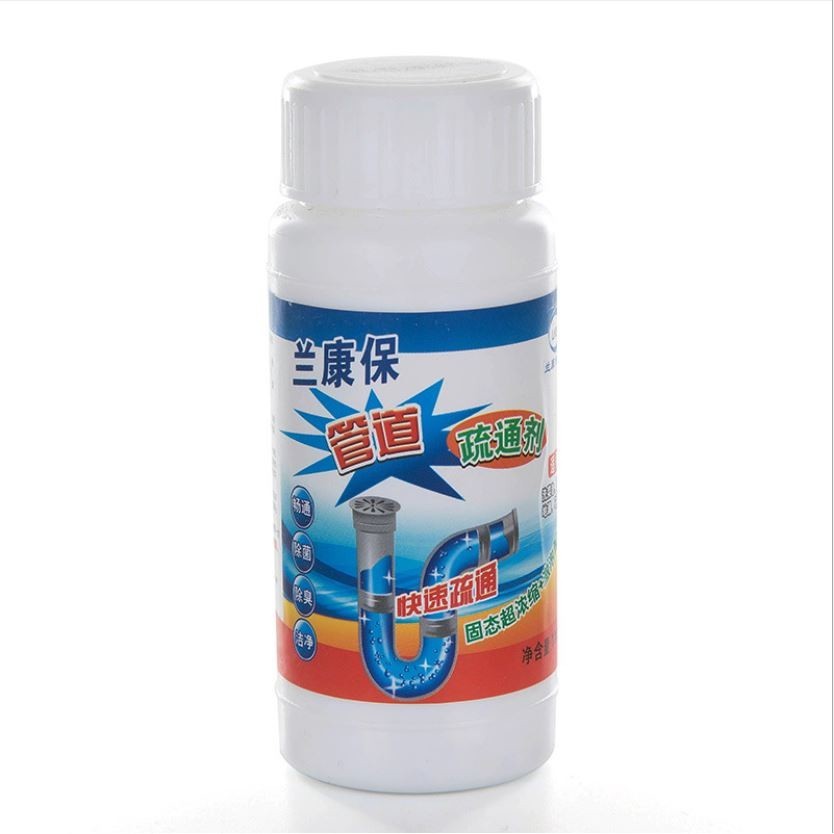 Bột Thông Tắc Cống Bồn Cầu Bồn Rửa Bát Hàn Quốc 110g Chai Đỏ