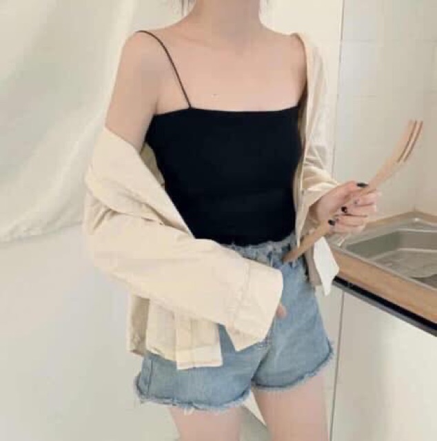 [Mã WASTUP giảm 10% tối đa 30K đơn 99K] áo hai dây sợi bún | BigBuy360 - bigbuy360.vn