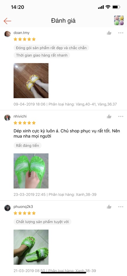 Dép rau cải bắp siêu hot - kèm ảnh thật | BigBuy360 - bigbuy360.vn