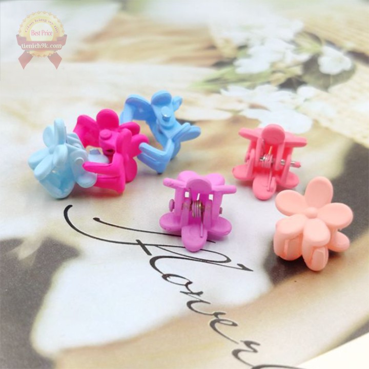 Cặp tóc càng cua cho bé gái hình bông hoa ngôi sao mini