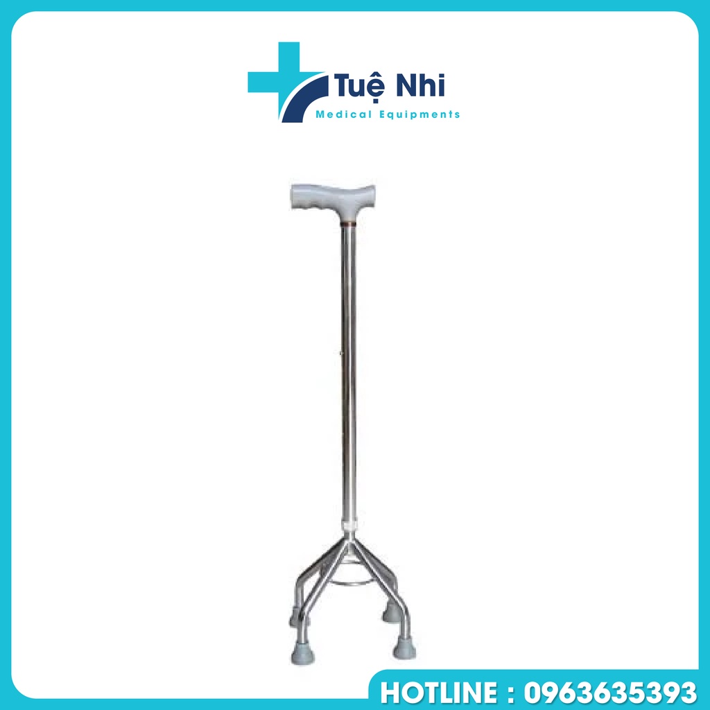 Gậy Tập Đi 3, 4 Chân Lucass - Gậy Chống Người Già [Chỉnh Cao Thấp Được]