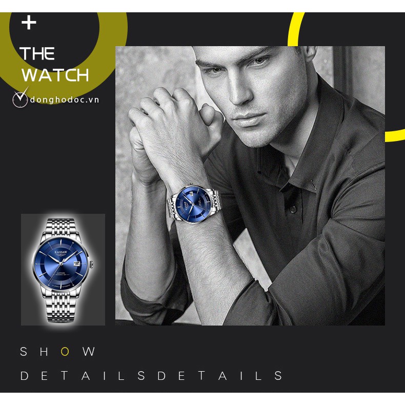 (Giá Sốc) Đồng hồ Nam KASSAK ALEX Siêu Sang + Tặng Kèm Pin ĐH Dự Phòng | BigBuy360 - bigbuy360.vn