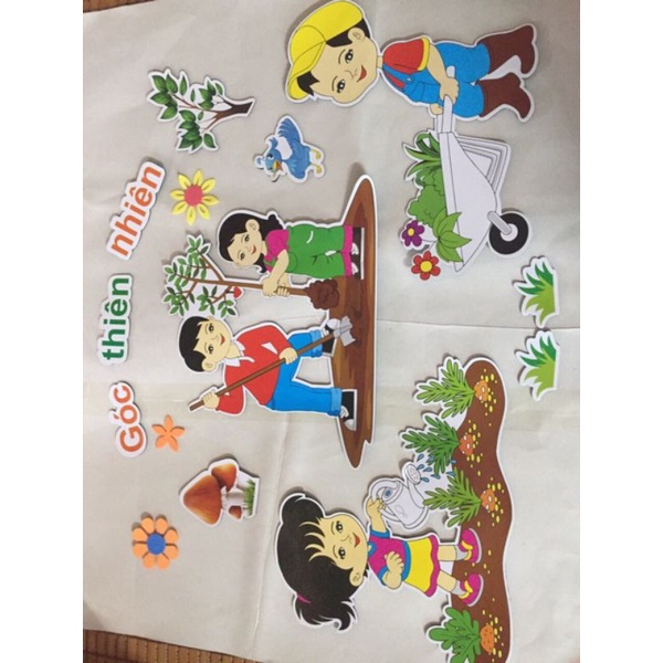 Tranh góc xốp theo bộ giành cho mầm non