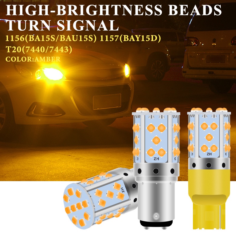 1 Đèn Led Tín Hiệu Xi Nhan BA15S P21W 1157 BAY15D P21 / 5W 12V DRL Cho Xe Hơi