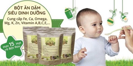 BỘT ĂN DẶM SIÊU DINH DƯỠNG QUEEN NATURE 650gram