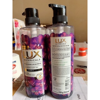 Sữa tắm Lux hương nước hoa 530g( hàng công ty)mẫu mới hương phong lan quyến rủ