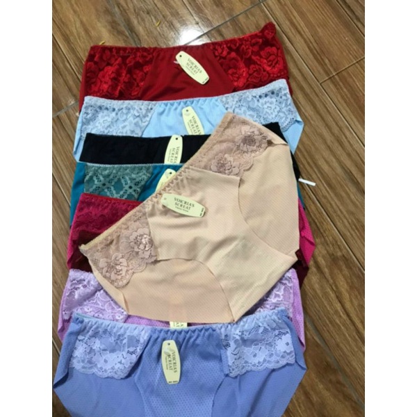 Quần ren phối thun