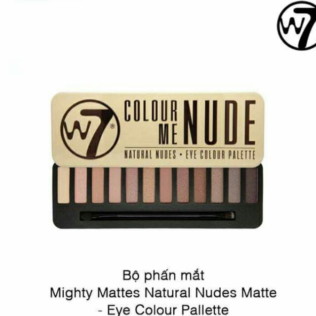 BẢNG PHẤN MẮT W7 COLOUR ME NUDE NATURAL NUDE