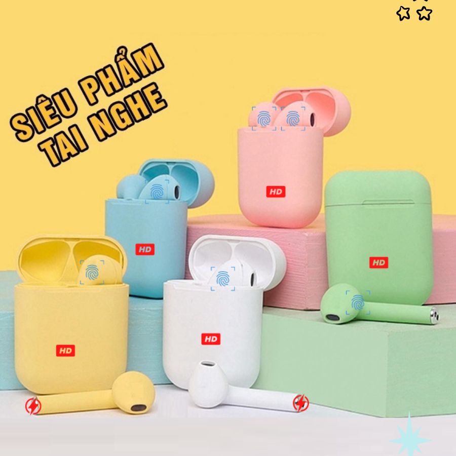 Tai Nghe Bluetooth Công Nghệ Mới Âm Thanh Sống Động Không Dây J12 Phiên Chuẩn Bản Quốc Tế J12_Mau - Xalono