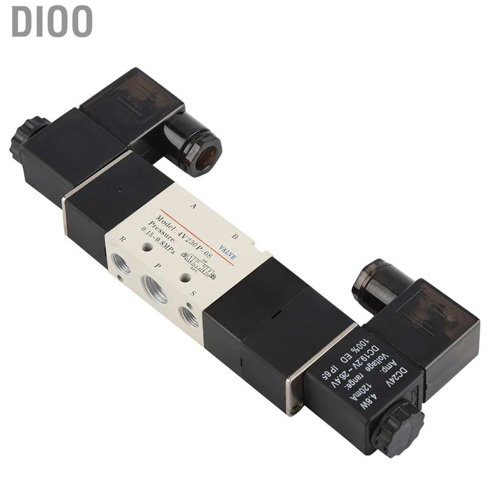 Van Điện Từ 5 Chiều Dc 24v Bsp 1 / 4 Normally 0.15-0.8mpa 4v230-08p