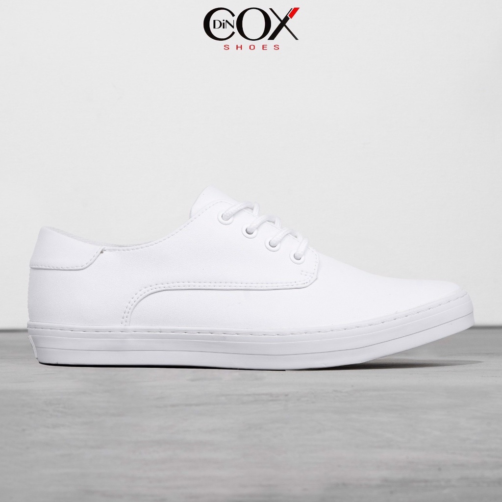 Giày Da Sneaker Nam Chính Hãng DINCOX E11 WHITE Phong Cách Tây Lịch Lãm