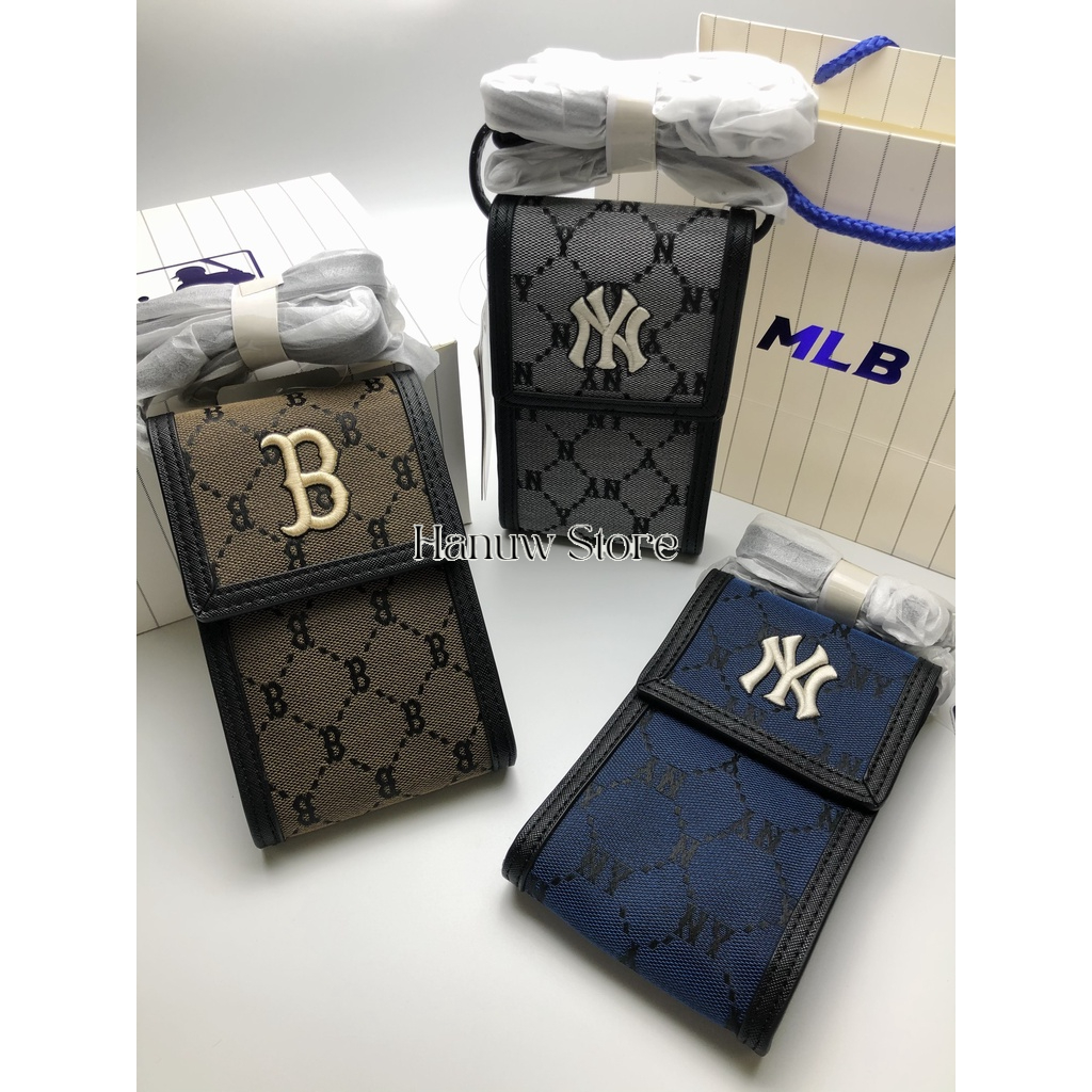Túi Đeo Chéo MLB Đựng Điện Thoại Mini Monogram - Tặng Kèm Box + Túi Giấy Store MLB