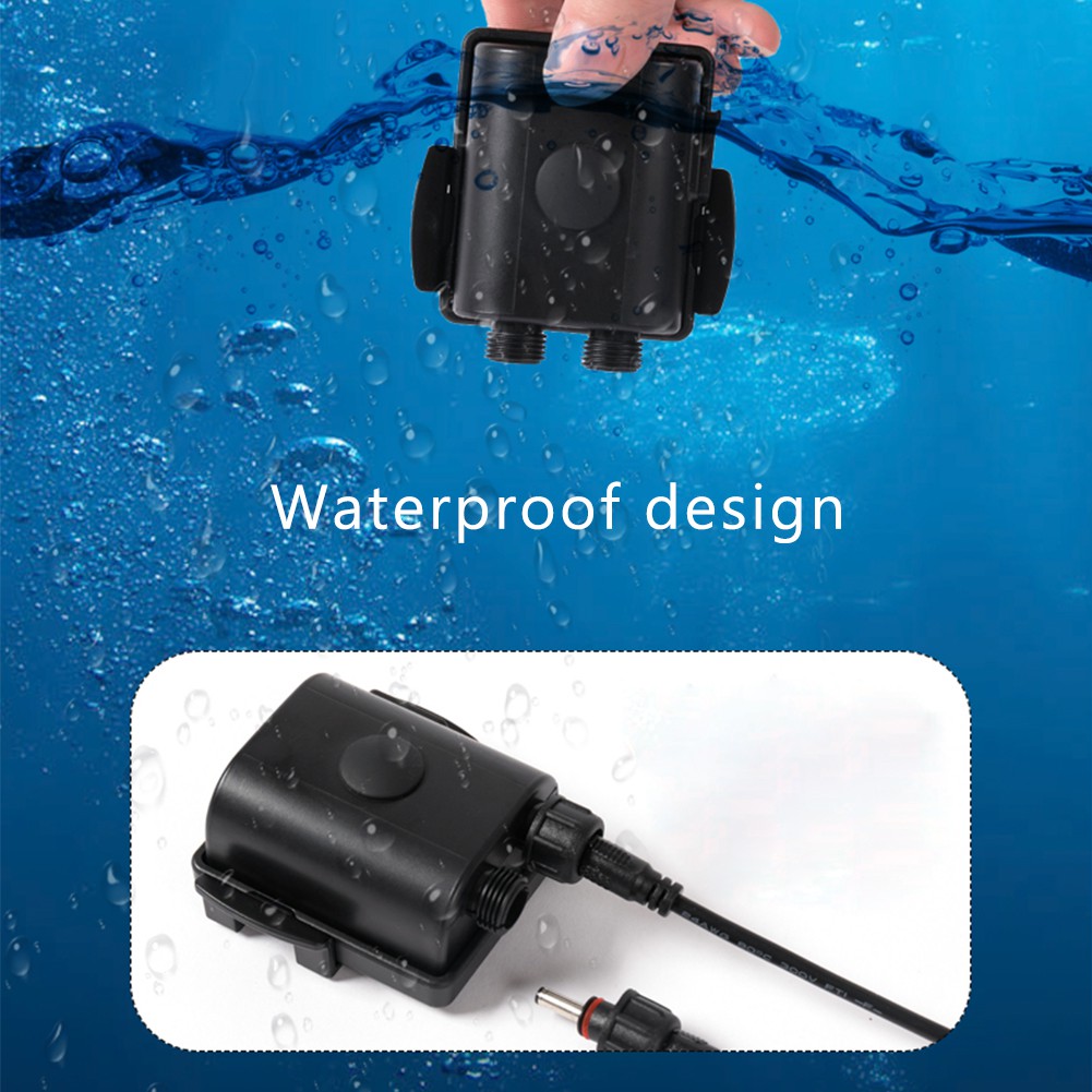 Bộ 2 dài đèn LED đôi tín hiệu gắn mũ bảo hiện chống thấm nước kèm phụ kiện