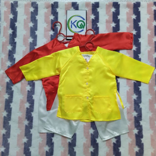 Bộ bà ba cho bé lụa satin