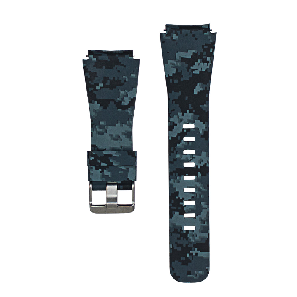 Camo Silicone Band Strap for Ticwatch Pro 3 E2 S2 GTX